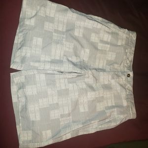 OGIO PLAID GOLF SHORTS 34
